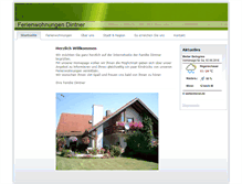 Tablet Screenshot of dintner-fewo-altmuehltal.de